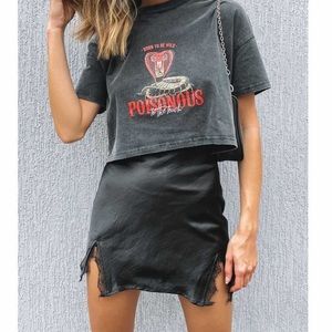 COPY - Black Silk skirt